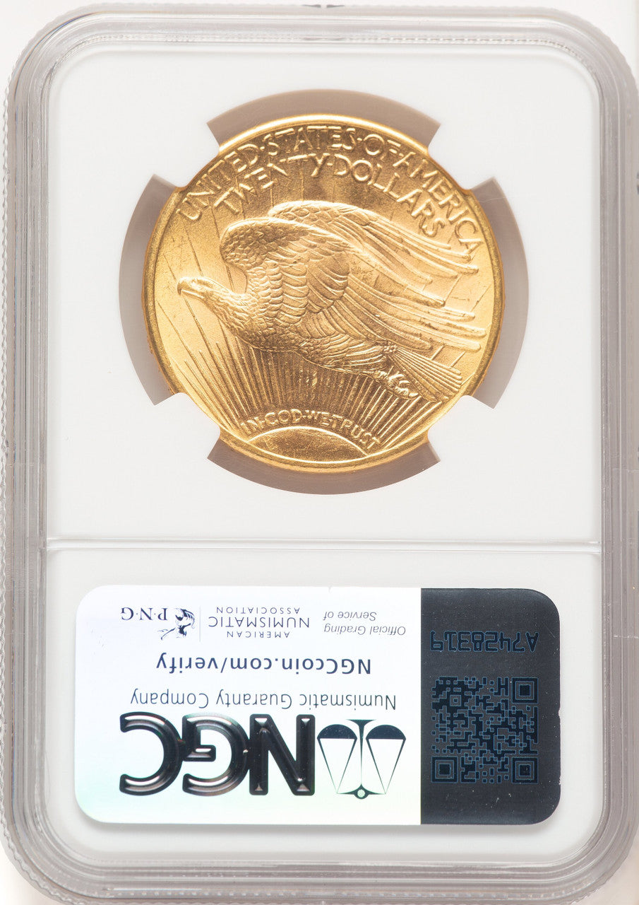 1914-D $20 Saint-Gaudens Double Eagle NGC MS65+ (507104006)