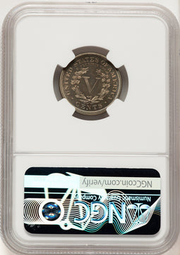 1886 5C Proof Liberty Nickel NGC PR67