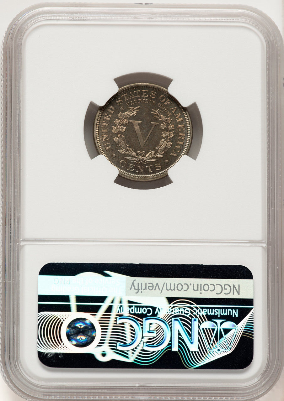 1886 5C Proof Liberty Nickel NGC PR67