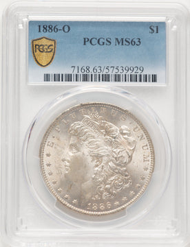 1886-O Morgan Dollar PCGS MS63