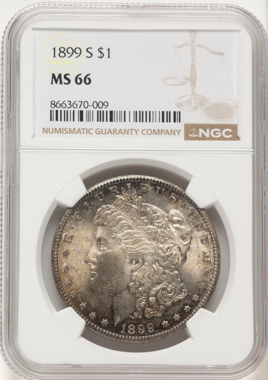 1899-S Morgan Dollar NGC MS66 (507113004)