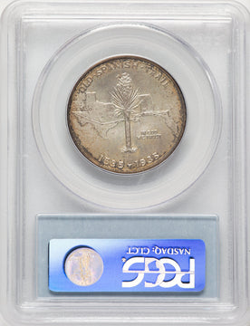 1935 50C Spanish Trail CAC Commemorative Silver PCGS MS65