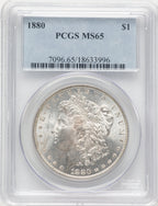 1880 Morgan Dollar PCGS MS65 (507117009)