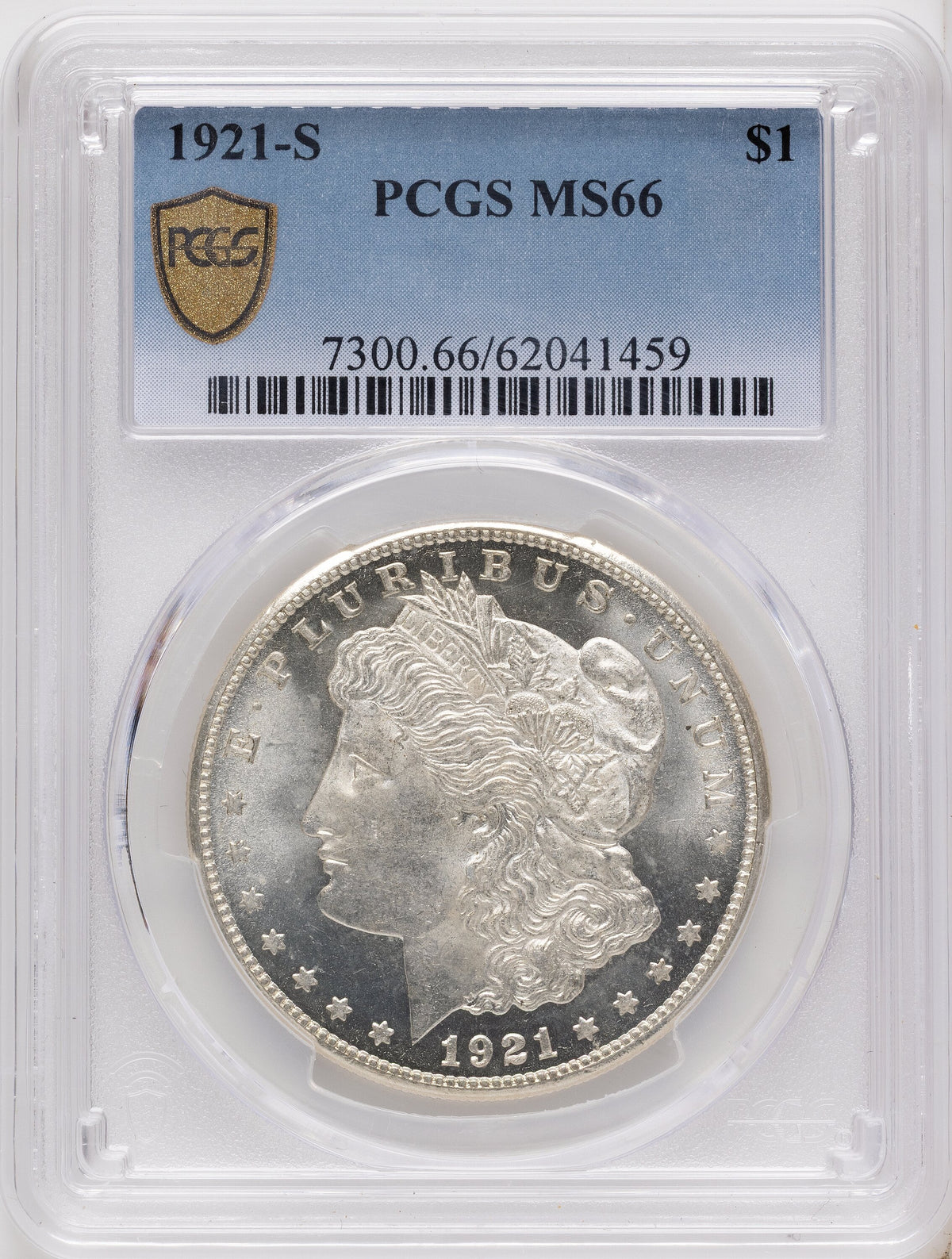1921-S Morgan Dollar PCGS MS66