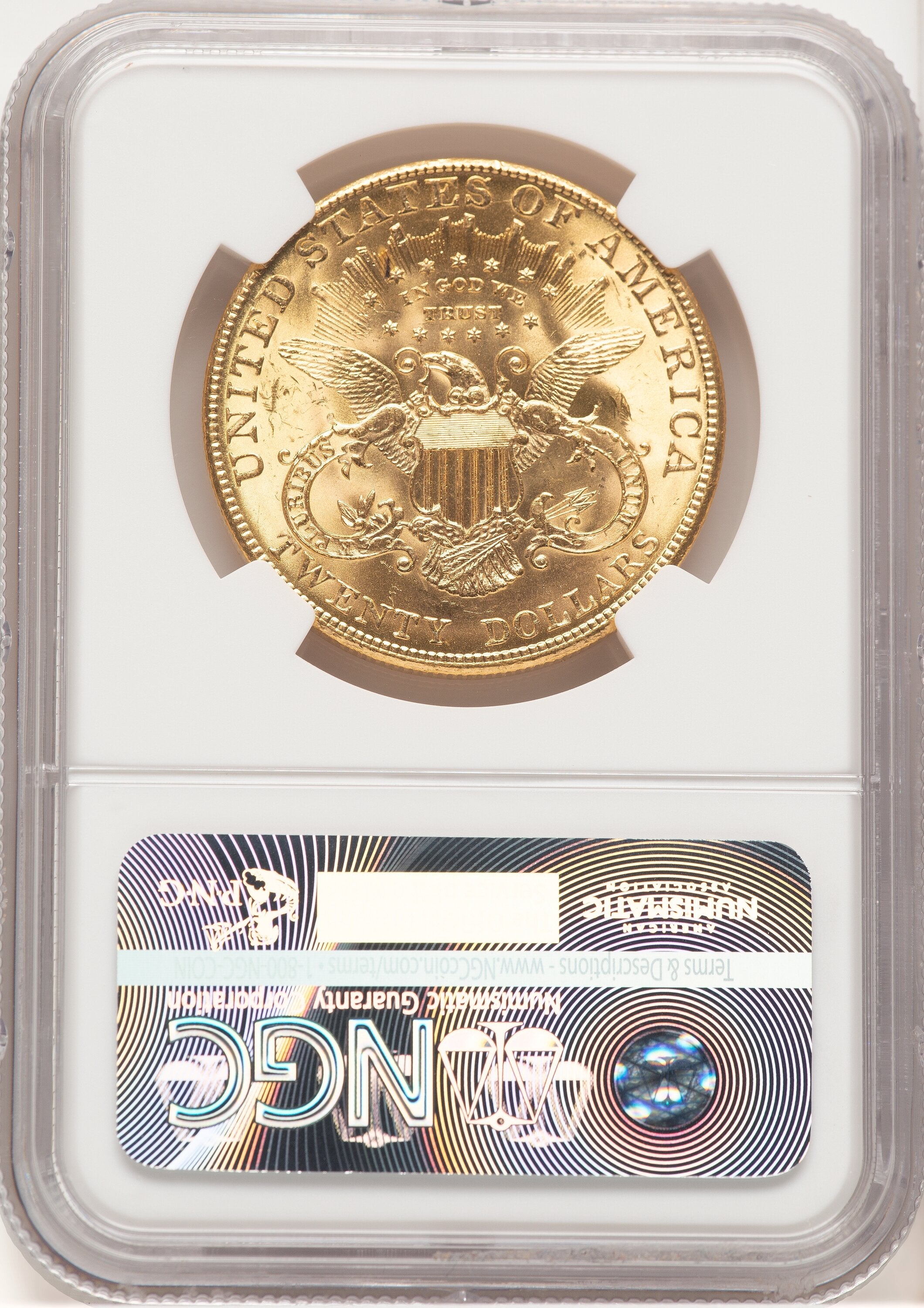 1904 $20 Liberty CAC Liberty Double Eagle NGC MS63+
