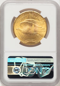 1928 $20 Saint-Gaudens Double Eagle NGC MS66+ (507306003)