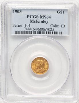 1903 G$1 MCKIN Commemorative Gold PCGS MS64 (507307003)