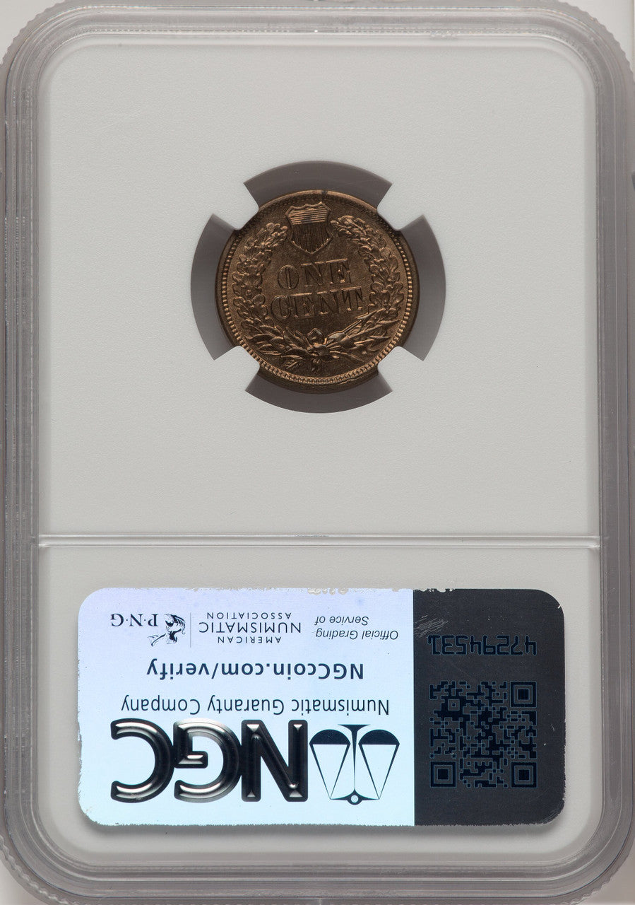 1864 Copper-Nickel Indian Cent NGC MS65 (507364008)