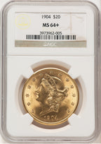 1904 $20 Liberty Liberty Double Eagle NGC MS64+ (507408003)