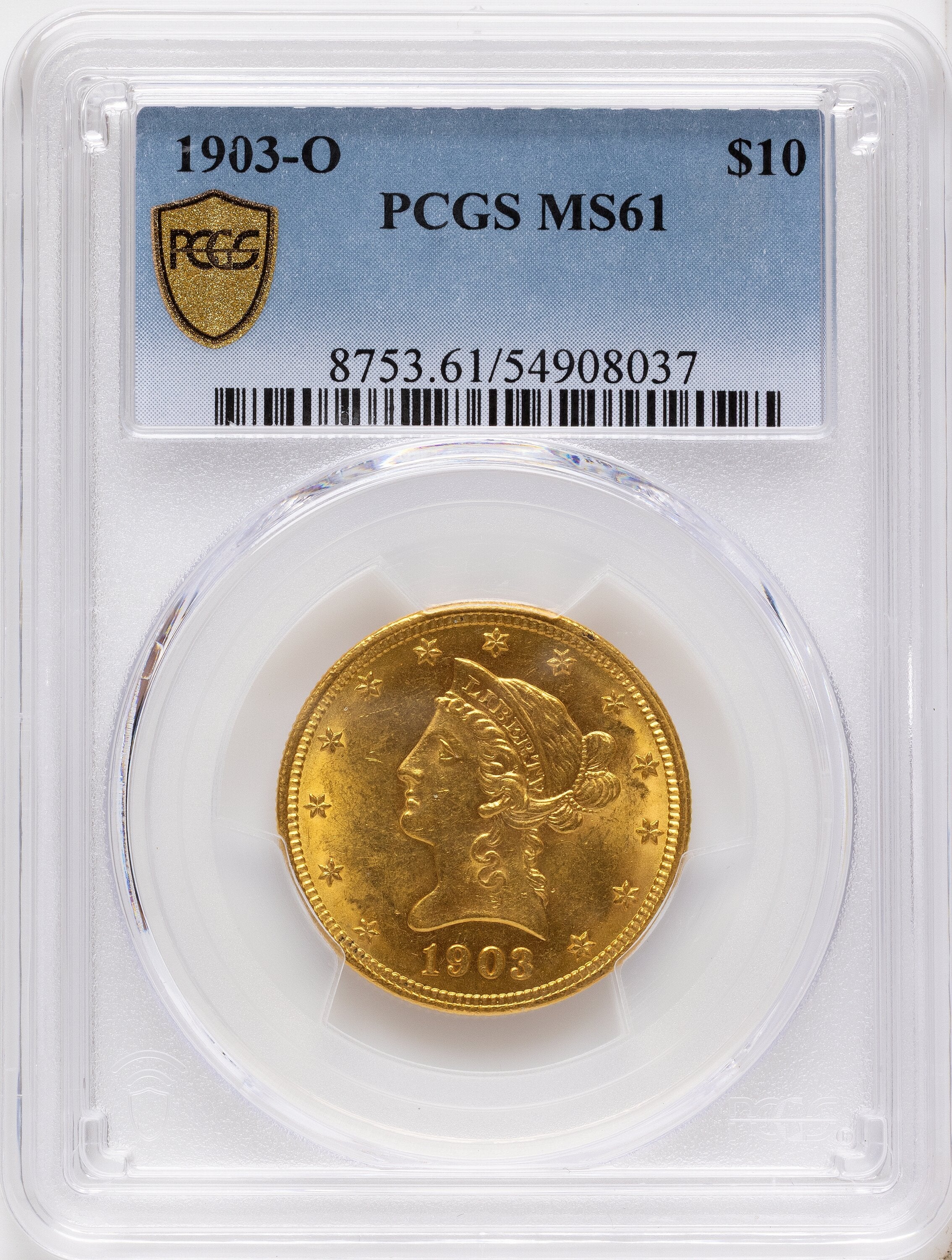 1903-O $10 Liberty Eagle PCGS MS61