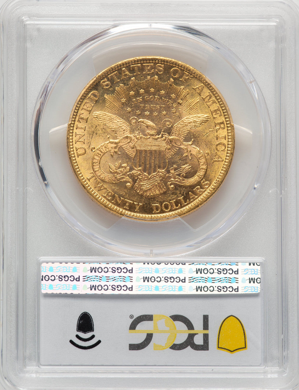 1892 $20 Liberty Double Eagle PCGS MS61