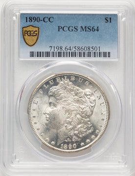 1890-CC Morgan Dollar PCGS MS64 (507435021)