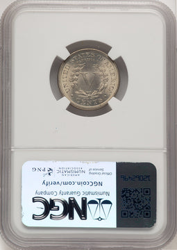 1888 5C Liberty Nickel NGC MS65