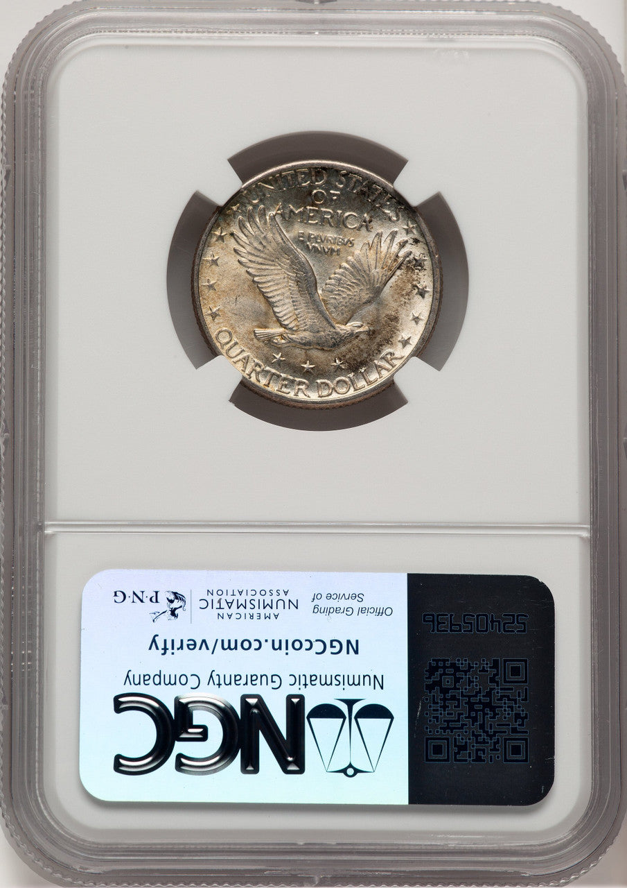 1918-D 25C Standing Liberty Quarter NGC MS65