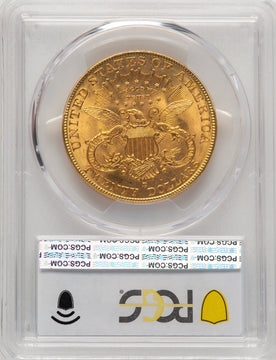 1907-D $20 Liberty Double Eagle PCGS MS66 (507439003)