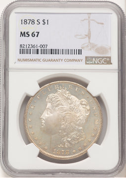 1878-S Morgan Dollar NGC MS67 (507439006)