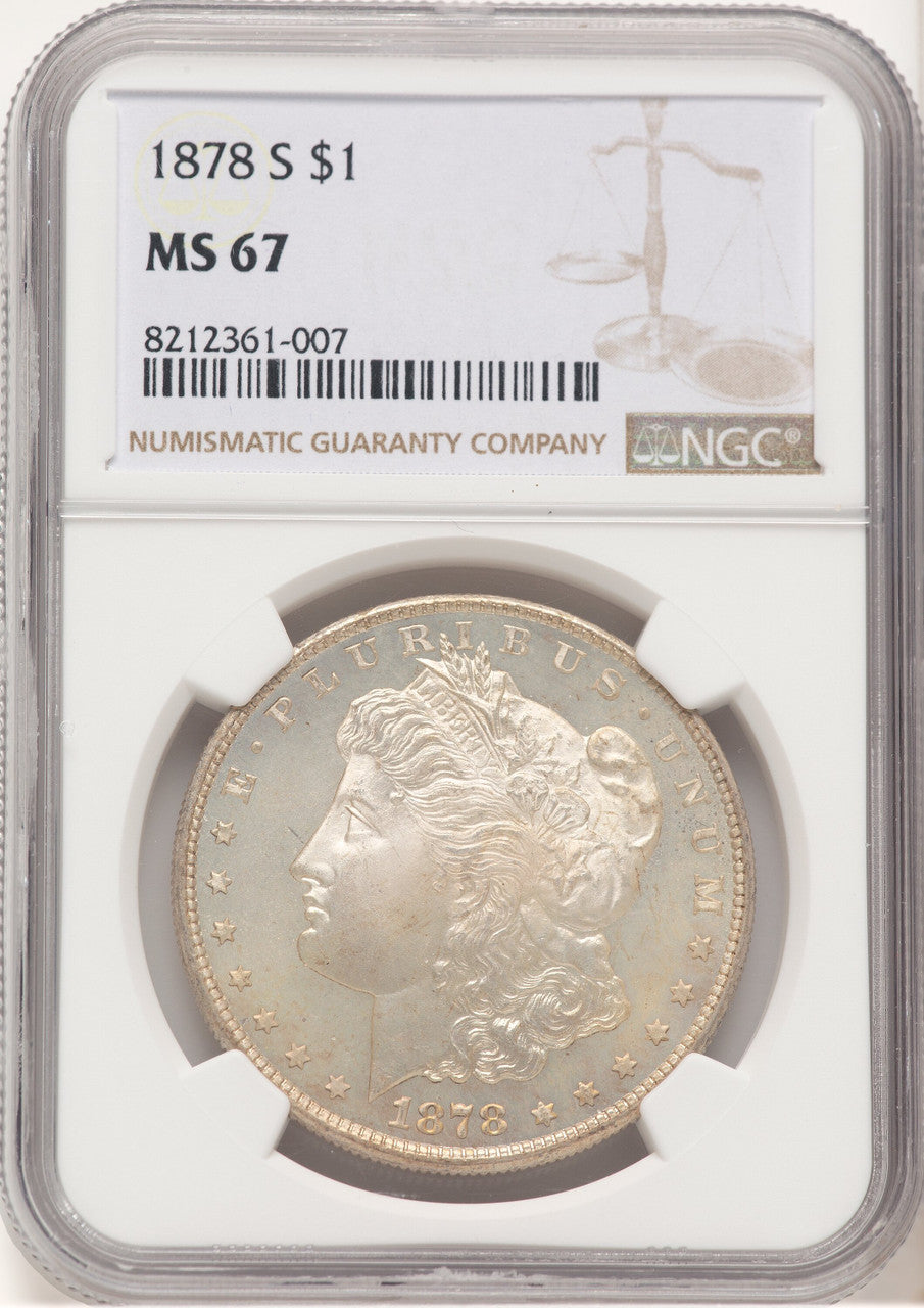 1878-S Morgan Dollar NGC MS67 (507439006)