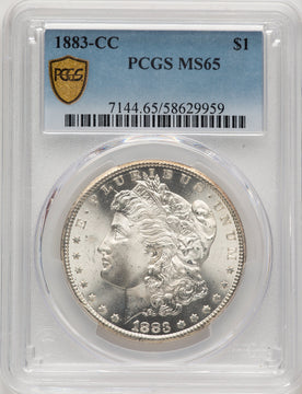 1883-CC Morgan Dollar PCGS MS65 (507440002)