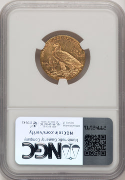 1916-S $5 Indian Half Eagle NGC MS62 (507448001)
