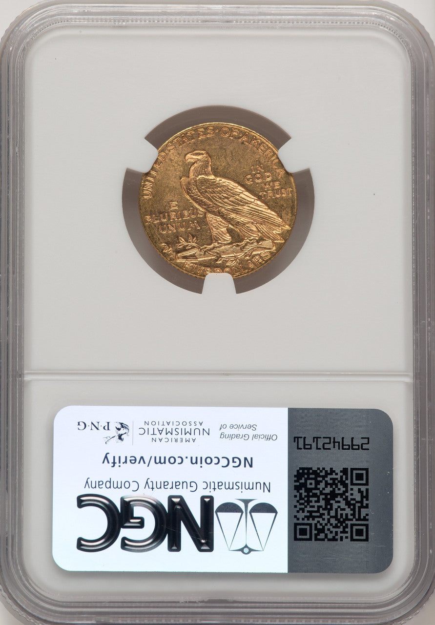 1916-S $5 Indian Half Eagle NGC MS62 (507448001)