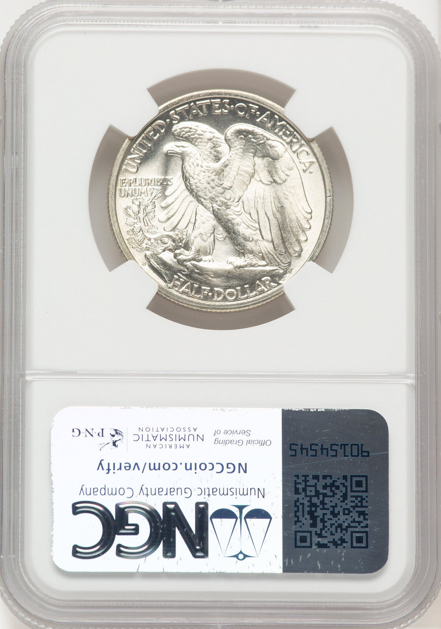 1939-S 50C Walking Liberty Half Dollar NGC MS67