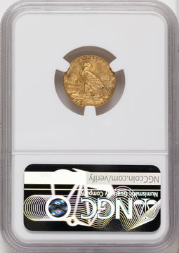 1912 $2.50 Indian Quarter Eagle NGC MS62