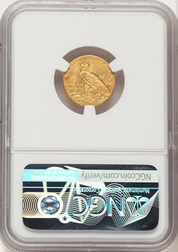 1911 $2.50 Indian Quarter Eagle NGC MS63 (507470019)