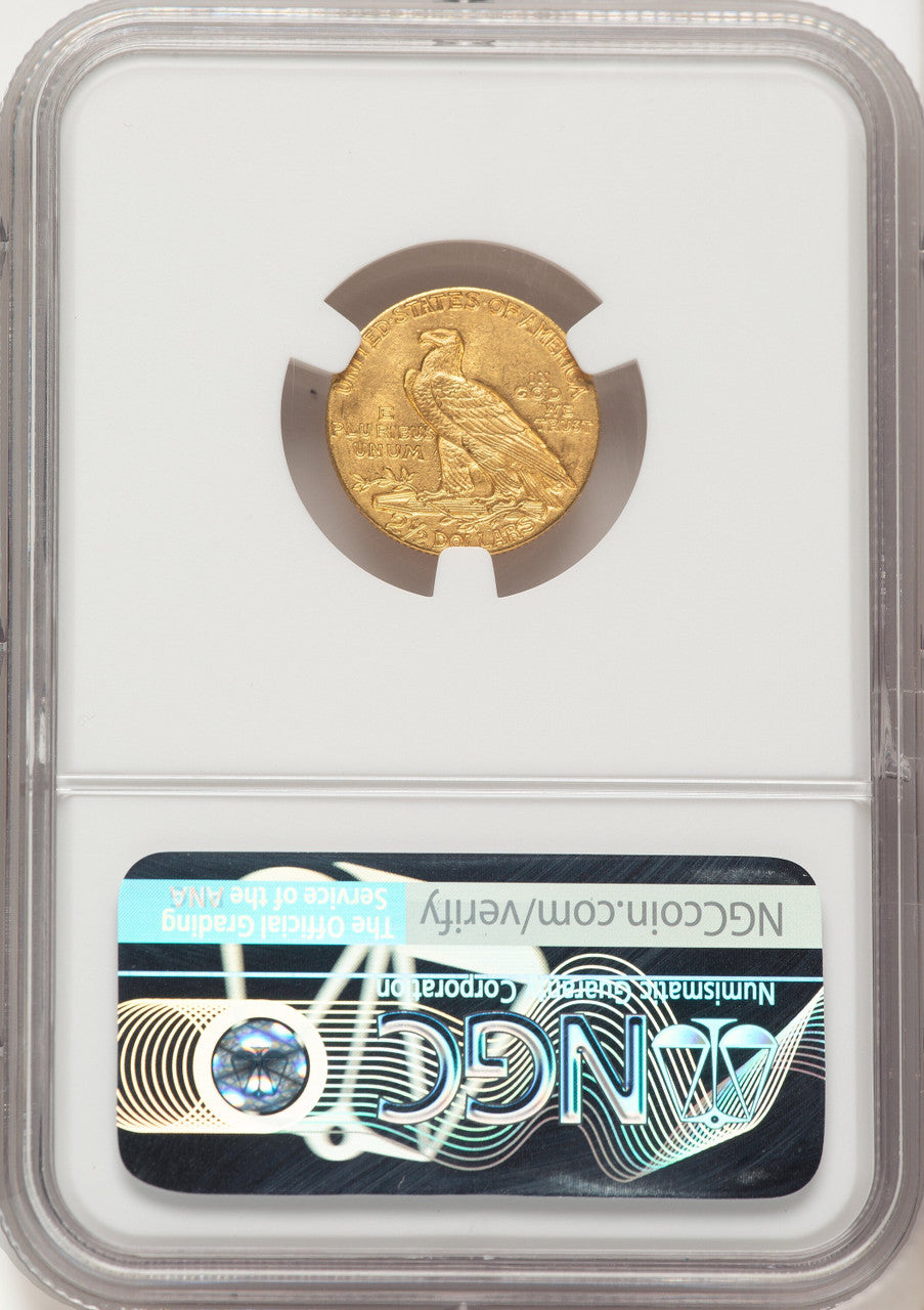 1911 $2.50 Indian Quarter Eagle NGC MS63 (507470019)