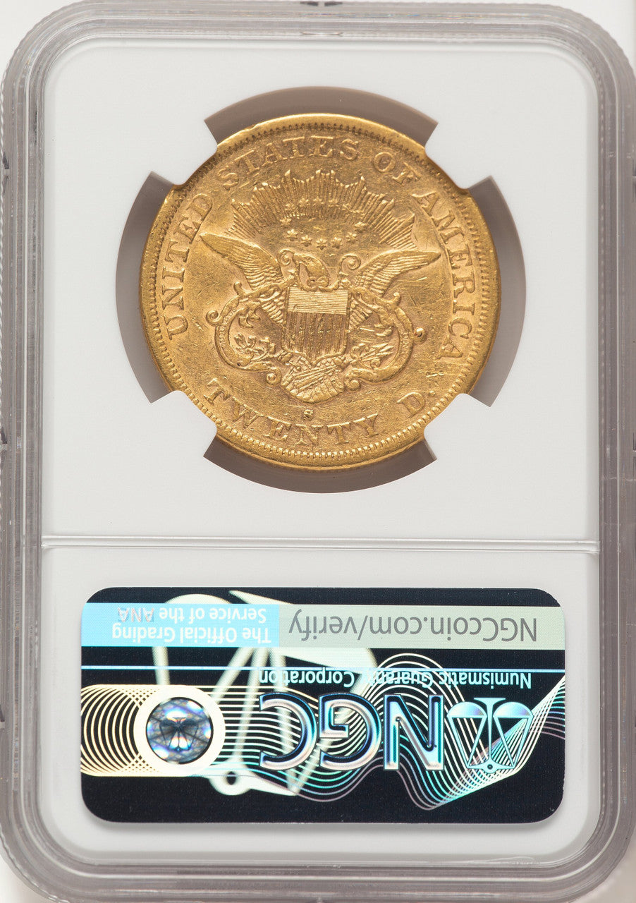 1865-S $20 Liberty Double Eagle NGC XF45 (507476005)