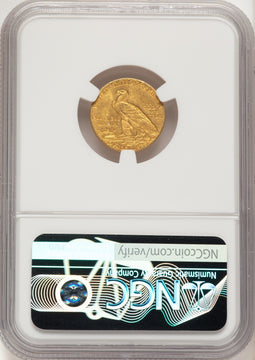 1911 $2.50 Indian Quarter Eagle NGC MS62