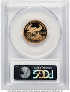 2001-W Proof Gold Eagle 1/4 oz Blue Gradient PCGS PR70