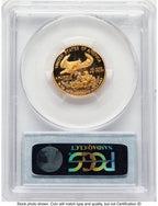 2004-W Proof Gold Eagle 1/4 oz Blue Label PCGS PR70