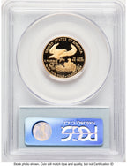 2006-W Proof Gold Eagle 1/4 oz Blue Label PCGS PR70