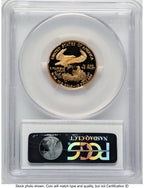 2007-W Proof Gold Eagle 1/4 oz Blue Gradient PCGS PR70