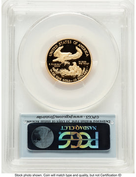 2014-W Proof Gold Eagle 1/4 oz FS Flag PCGS PR70