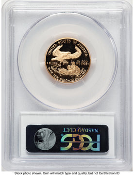 1998-W Proof Gold Eagle 1/4 oz Blue Gradient PCGS PR70