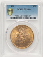1900 $20 Liberty Double Eagle PCGS MS64+
