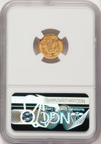 1861 G$1 Gold Dollar NGC MS61
