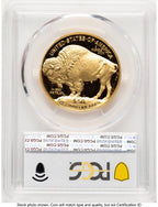 2024-W Proof Gold Buffalo 1 oz FS Blue Gradient PCGS PR70