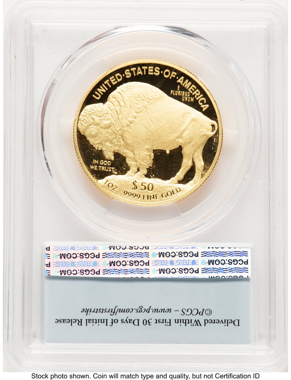 2010-W Proof Gold Buffalo 1 oz FS Bison Label PCGS PR70
