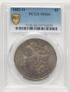 1882-O Morgan Dollar PCGS MS66 (507589001)
