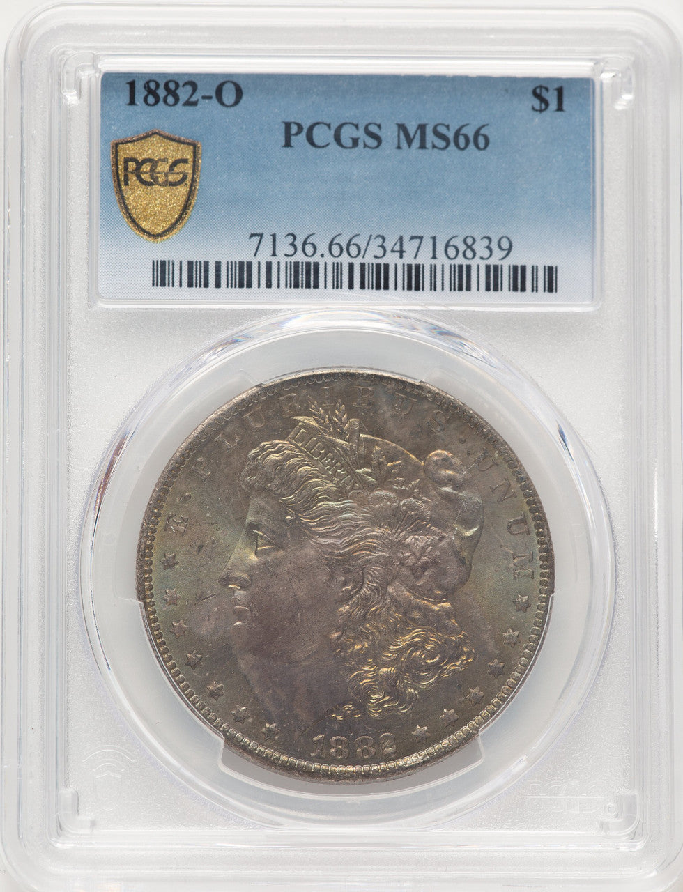 1882-O Morgan Dollar PCGS MS66 (507589001)