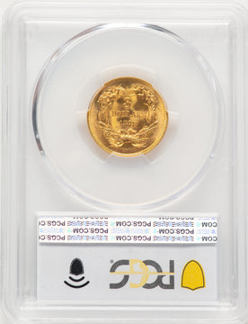 1878 $3 Three Dollar Gold Pieces PCGS MS66
