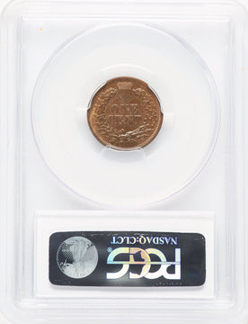 1867 1C BN CAC Indian Cent PCGS MS64