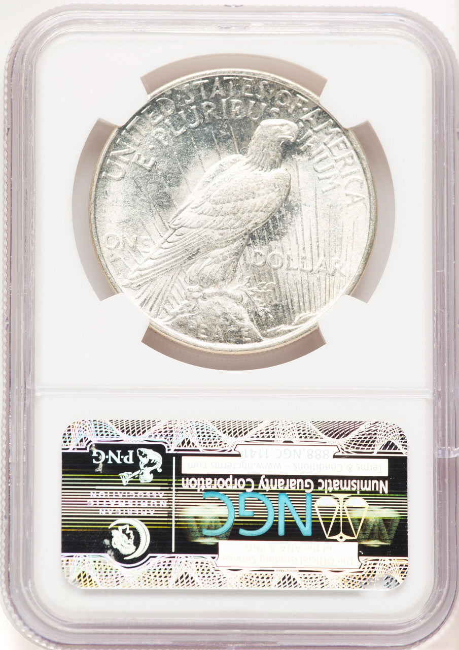 1922-D Peace Dollar NGC MS66 (507604003)