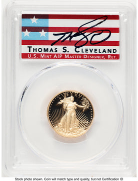 2024-W Proof Gold Eagle 1/4 oz AR Thomas Cleveland Americana PCGS PR70