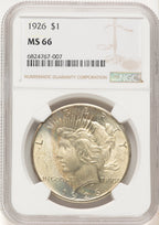 1926 Peace Dollar NGC MS66 (507631010)