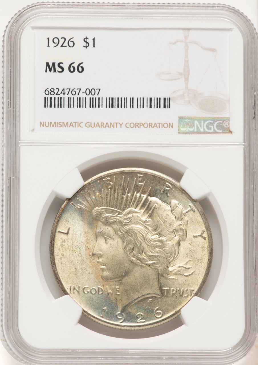 1926 Peace Dollar NGC MS66 (507631010)