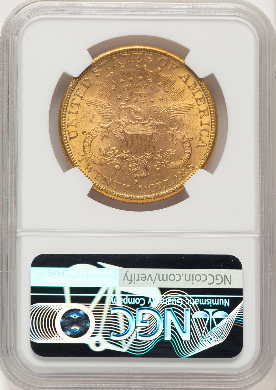 1888-S $20 Liberty Double Eagle NGC MS64