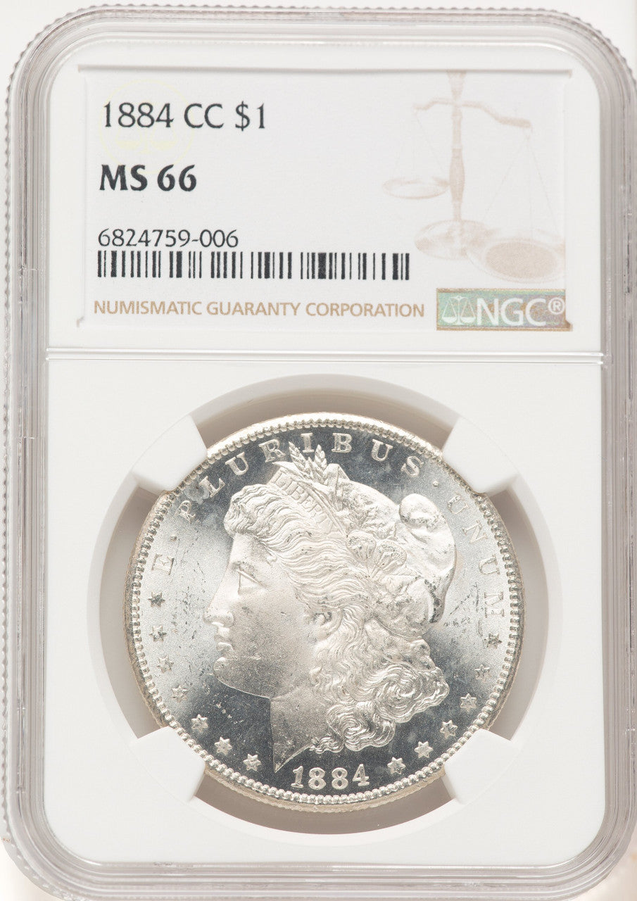 1884-CC Morgan Dollar NGC MS66 (507631034)